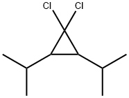 1,1-Dichloro-2,3-diisopropylcyclopropane 结构式