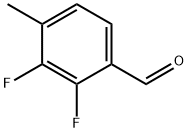 2,3-二氟-4-甲基苯甲醛 结构式