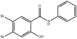 4,5-dibromosalicylanilide 结构式