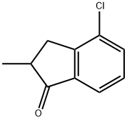 4-氯-2-甲基-1-茚酮 结构式