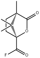 2-Oxabicyclo[2.2.1]heptane-1-carbonylfluoride,4,7,7-trimethyl-3-oxo-,(1S,4R)-(9CI) 结构式