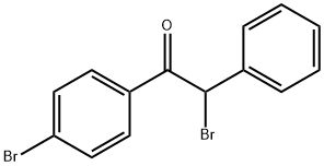 2-溴-1-(4-溴苯基)-2-苯基乙烷-1-酮 结构式
