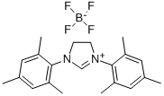 1,3-双(2,4,6-三甲苯基)-4,5-二氢咪唑四氟硼酸盐 结构式