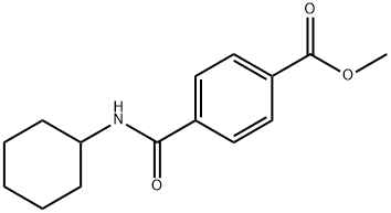 Methyl 4-(cyclohexylcarbaMoyl)benzoate 结构式