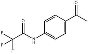 乙酰胺,N-(4-乙酰基苯基)-2,2,2-三氟- 结构式