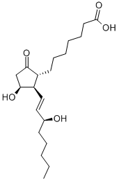 11-Β-前列腺素 E1 结构式