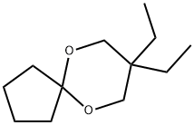 8,8-diethyl-6,10-dioxaspiro[4.5]decane 结构式