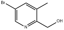 5-溴-2-羟基甲基-3-甲基吡啶 结构式