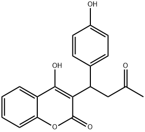 4'-羟基华法林 结构式