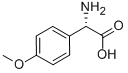 S-4-甲氧基苯甘氨酸 结构式