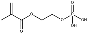 2-甲基-2-丙烯酸-2-(膦酰基氧基)乙酯 结构式