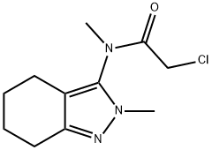 N1-METHYL-N1-(2-METHYL-4,5,6,7-TETRAHYDRO-2H-INDAZOL-3-YL)-2-CHLOROACETAMIDE 结构式
