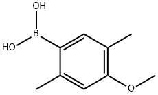 4-甲氧基-2,5-二甲基苯基硼酸 结构式