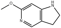 6-甲氧基-2,3-二氢-5-氮杂吲哚 结构式