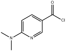 3-Pyridinecarbonyl chloride, 6-(dimethylamino)- (9CI) 结构式