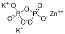 dipotassium zinc diphosphate  结构式