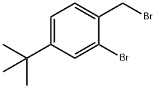 2-溴-1-溴甲基-4-叔丁基苯 结构式