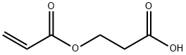 β-(丙烯酰氧)丙酸 结构式
