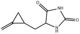 2,4-Imidazolidinedione,  5-[(methylenecyclopropyl)methyl]-  (9CI) 结构式