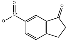 6-硝基-1-茚满酮 结构式