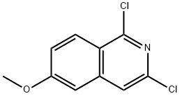 1,3-二氯-6-甲氧基异喹啉 结构式