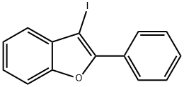 3-IODO-2-PHENYL-BENZOFURAN 结构式