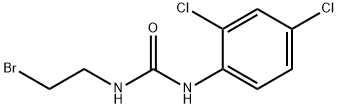 N-(2-溴乙基)-N'-(2,4-二氯苯基)脲 结构式