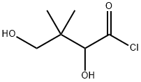 Butanoyl  chloride,  2,4-dihydroxy-3,3-dimethyl- 结构式