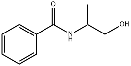 N-(2-羟基-1-甲基乙基)苯甲酰胺 结构式