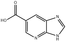 3H-咪唑并[4,5-B]吡啶-6-羧酸 结构式
