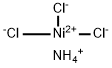 ammonium nickel trichloride 结构式