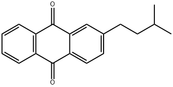 2-(3-methylbutyl)anthraquinone 结构式