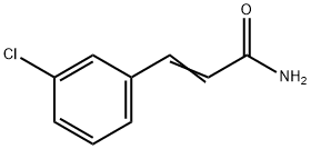 3-(3-CHLOROPHENYL)ACRYLAMIDE 结构式