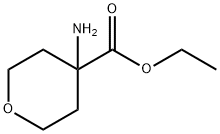 4-AMINOTETRAHYDROPYRAN-4-CARBOXYLIC ACID ETHYL ESTER 结构式