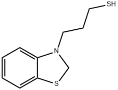 3-Benzothiazolinepropanethiol(8CI) 结构式