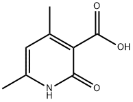4,6-二甲基-2-氧代-1,2-二氢吡啶-3-羧酸 0.25H2O 结构式