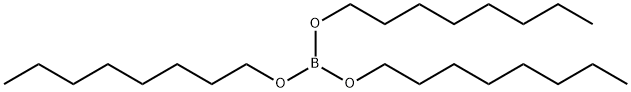 硼酸三辛酯 结构式