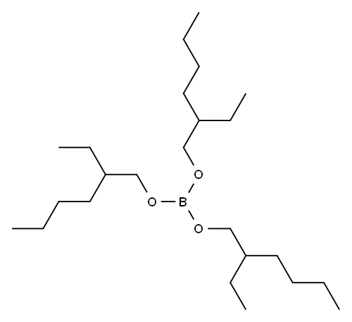 硼酸三异辛酯 结构式