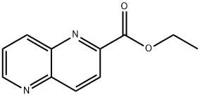 1,5-Naphthyridine-2-carboxylic acid, ethyl ester 结构式