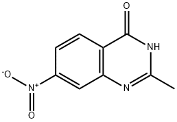 2-甲基-7-硝基喹唑啉-4-醇 结构式