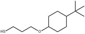 3-[(4-tert-Butylcyclohexyl)oxy]-1-propanethiol 结构式
