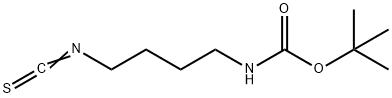 N-BOC-4-异硫氰酰基丁胺 结构式
