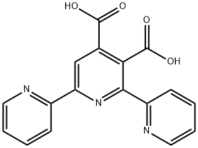 [2,2':6',2''-三联吡啶]-3',4'-二羧酸 结构式