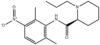 3-硝基罗哌卡因 结构式