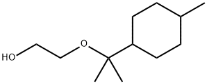 Ethanol, 2-[1-methyl-1-(4-methylcyclohexyl)ethoxy]- 结构式