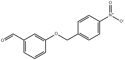 3-((4-硝基苄基)氧基)苯甲醛 结构式