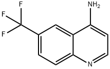 6-三氟甲基喹啉-4-氨 结构式
