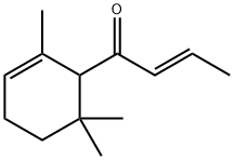 (E)-1-(2,6,6-三甲基-2-环己烯-1-基)-2-丁烯-1-酮 结构式