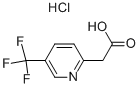 2-(5-(TRIFLUOROMETHYL)PYRIDIN-2-YL)ACETIC ACID HYDROCHLORIDE 结构式