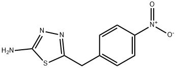 5-(4-硝基苄基)-1,3,4-噻二唑-2-胺 结构式